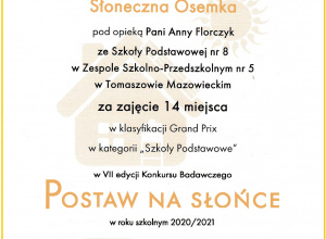 Słoneczna „ÓSEMKA”